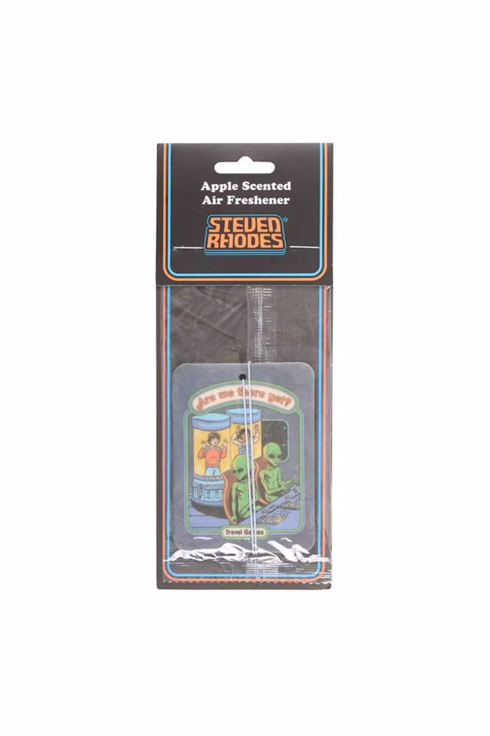KDMD Are We There Yet Apple Car Air Freshener - Steven Rhodes Retro Gift in Grey – 2