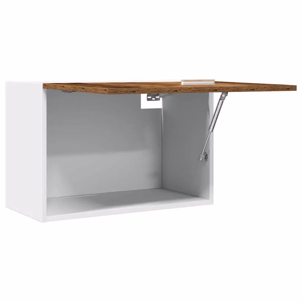 Berkfield Home Lyon Wall Mounted Hanging Kitchen Cabinet in Brown, W/D/H: 60 x 31 x 40 cm – 4