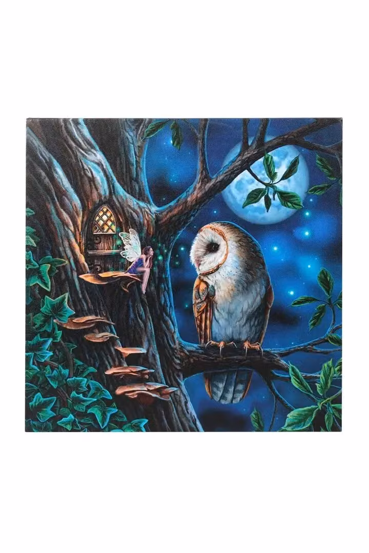 KDMD Fairy Tales Light Up Canvas Plaque in Blue – 2