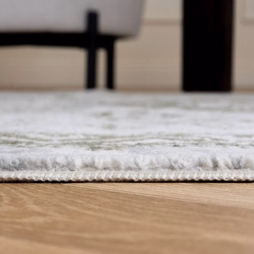 THE RUGS Montana Vintage Area Rug in Grey, Beige and Green, W: 80 cm, L: 150 cm – 2