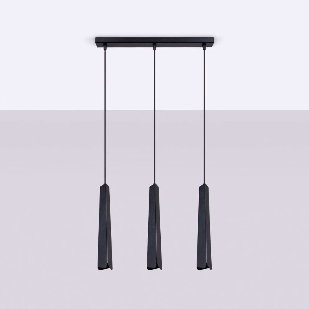 Sollux Lighting Prysm Black Minimalist Pendant Lamp, W/D/H: 120 x 45 x 5 cm – 2