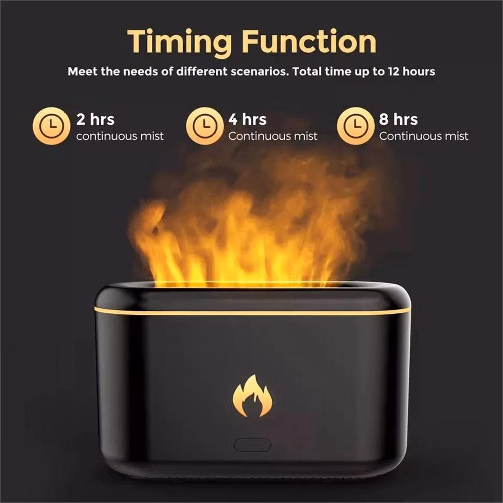 SPETLEK Ultrasonic Aroma Diffuser with LED Light in Black – 3