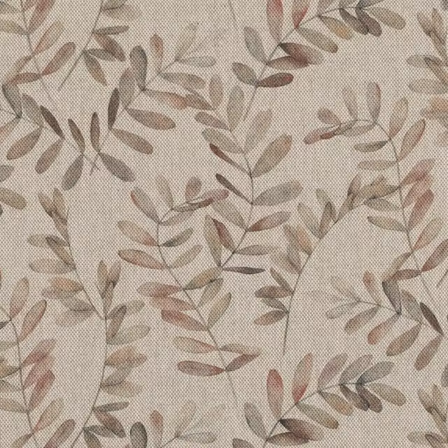 Ante Decor Lamina Fabric in Umber and Pink/Brown