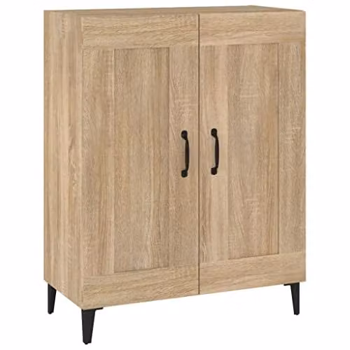 vidaXL Sideboard in Brown Sonoma Oak, W/D/H: 69.5 x 34.0 x 90.0 cm – 1