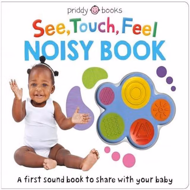 Roger Priddy See, Touch, Feel Noisy Multicolour Silicone Book