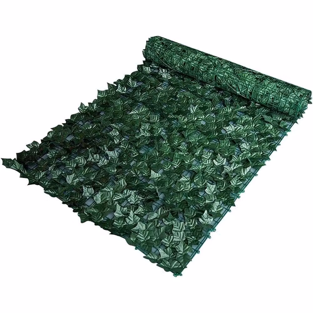 EONLION Green Artificial Potato Leaf Hedge, Width: 100 cm – 5