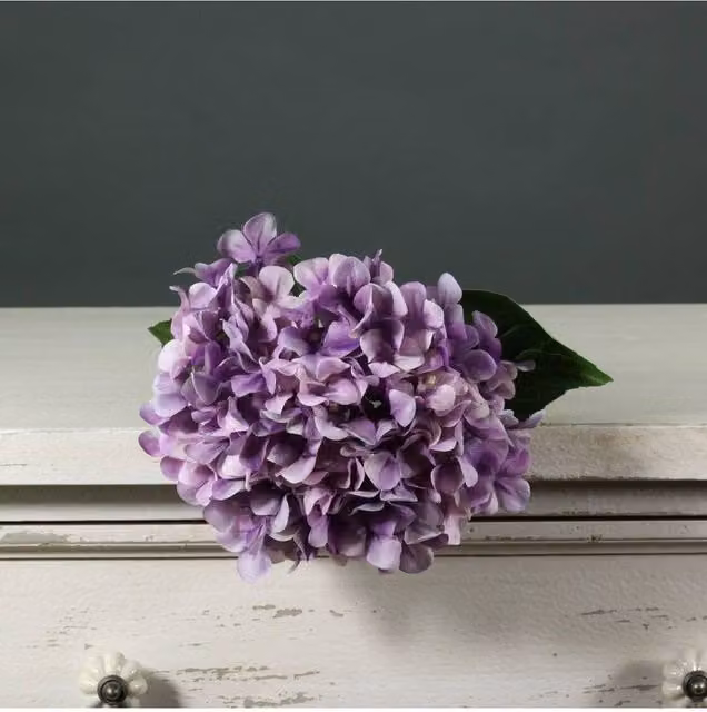 KDMD Tintagel Hydrangea Floral Tabletop Decoration in Lilac Purple