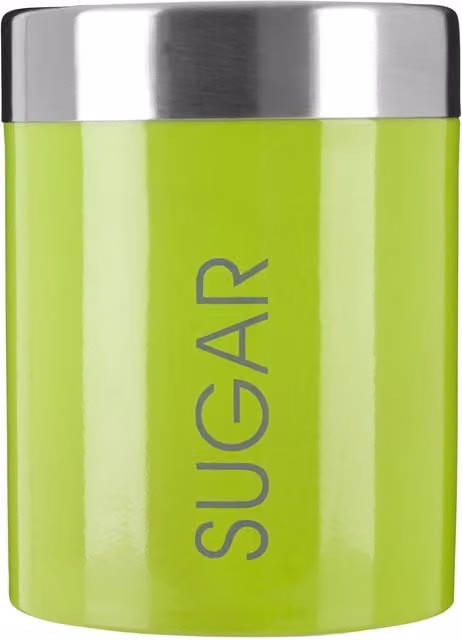 Orsina Maison by Premier Liberty Airtight Enamel and Stainless Steel Sugar Canister in Green