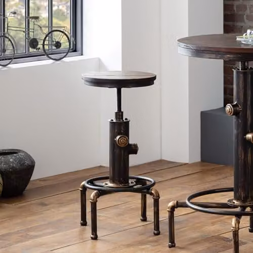 Julian Bowen Rockport Barstool in Brown – 1
