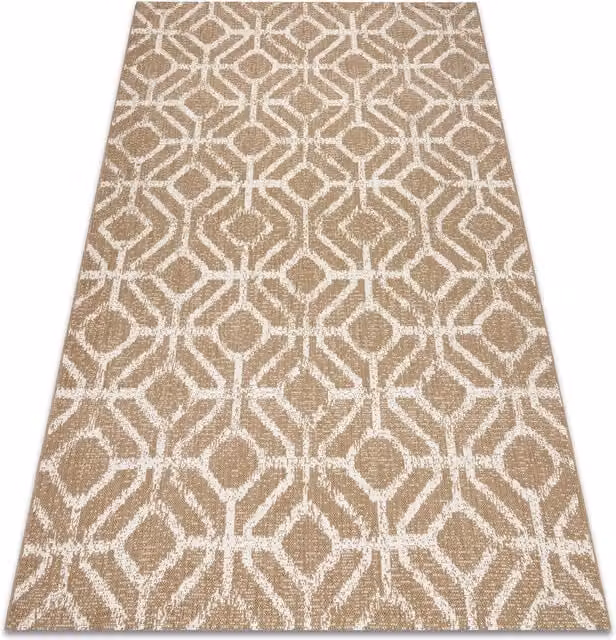 RugsX Beige Flat Weave Rectangular Rug, W: 160 cm, L: 230 cm