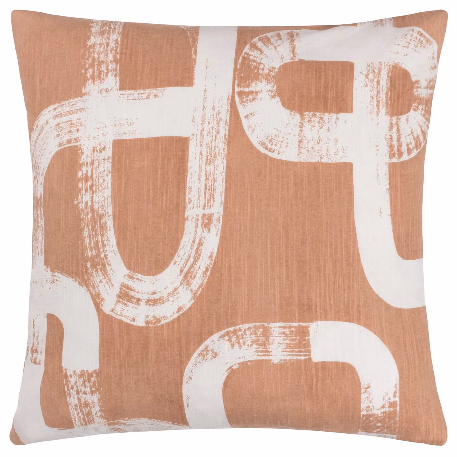 HOEM Tuba Abstract Pink 100% Cotton Square Cushion, W/D/H: 50 x 50 x 50 cm – 2