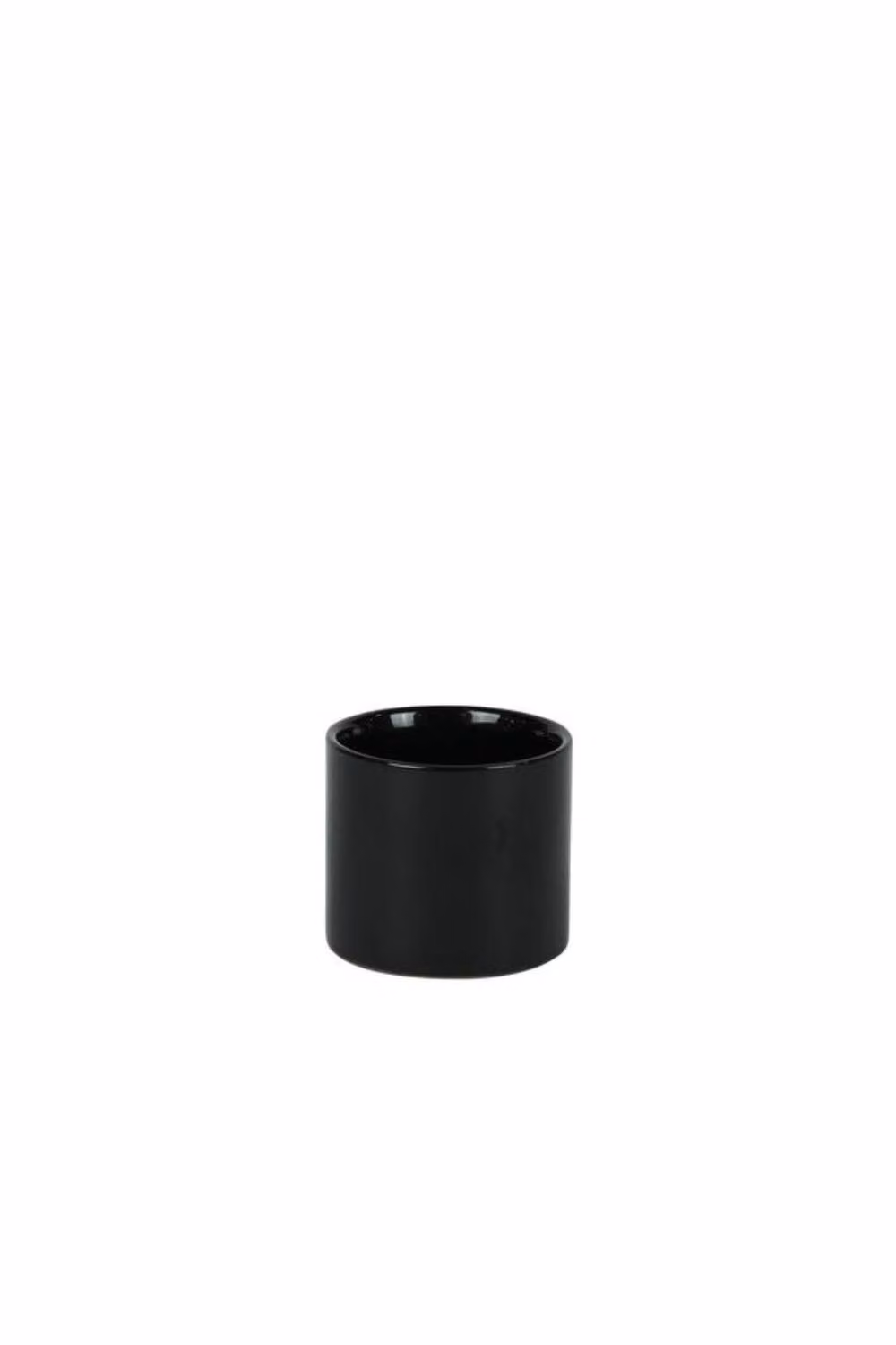 KDMD Hortus Sofia Glossy Black Ceramic Pot, 5 Pack – 2