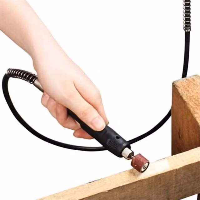 Nordara Flexible Shaft Dremel Rotary Drill Grinder Power Tool Accessory in Black