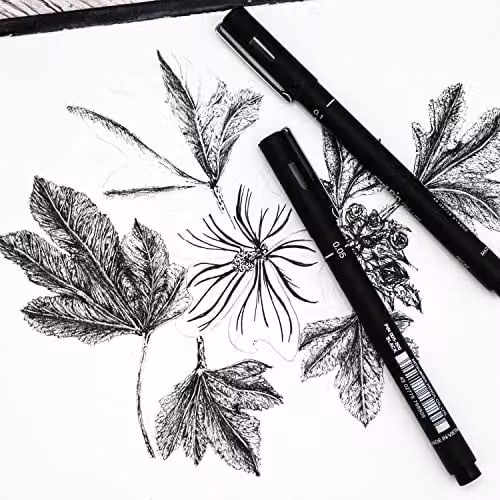 Uni-Ball Black Brush Pen