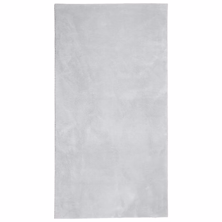 Berkfield Home HUARTE Grey Short Pile Washable Non-Slip Rug, W: 60 cm, D: 110 cm