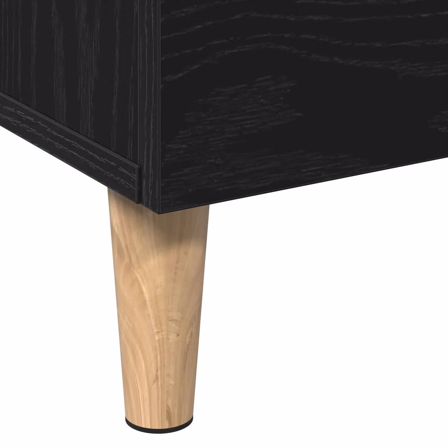 Berkfield Home Modern Highboard in Black Oak, W/D/H: 70 x 31 x 115 cm – 6