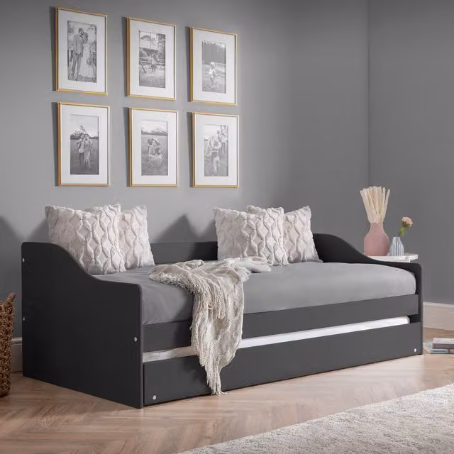 Julian Bowen Elba Daybed in Anthracite