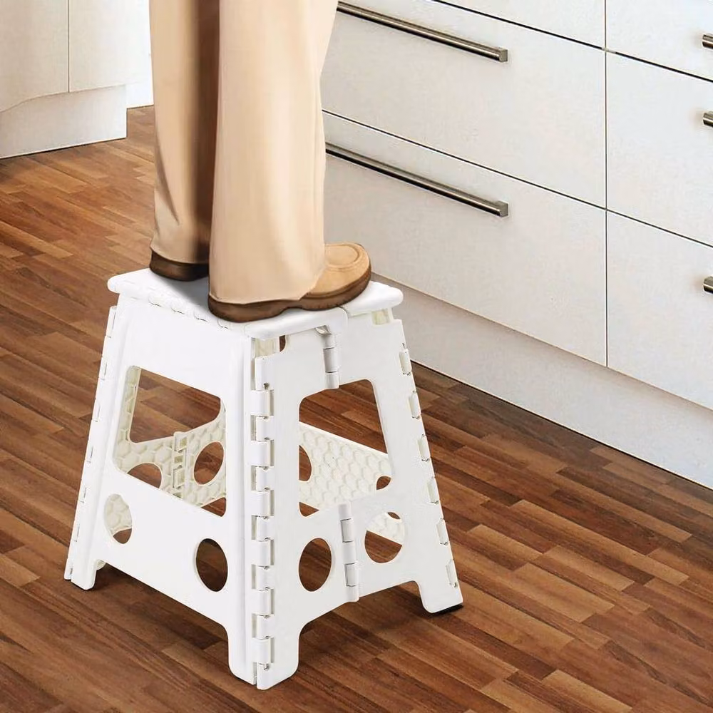 KORVIXA Foldable Multi-Purpose Step Stool in White – 2