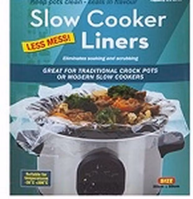 UMKY 5-Piece Multicolour and Transparent Modern Slow Cooker Liners for Traditional Crock Pots