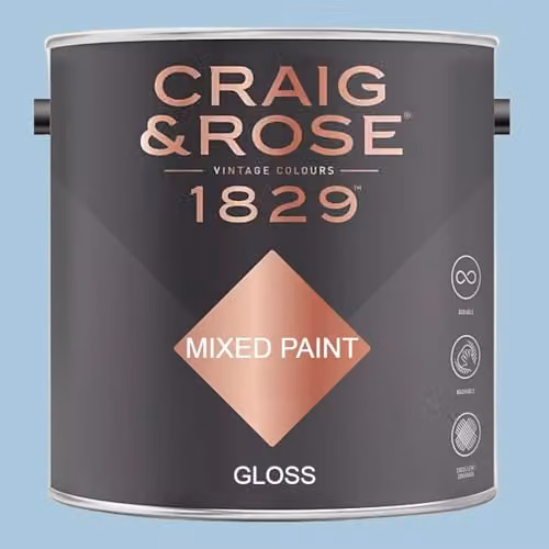 Craig & Rose 1829 Gloss Paint in Fresco Blue, 2.5 l
