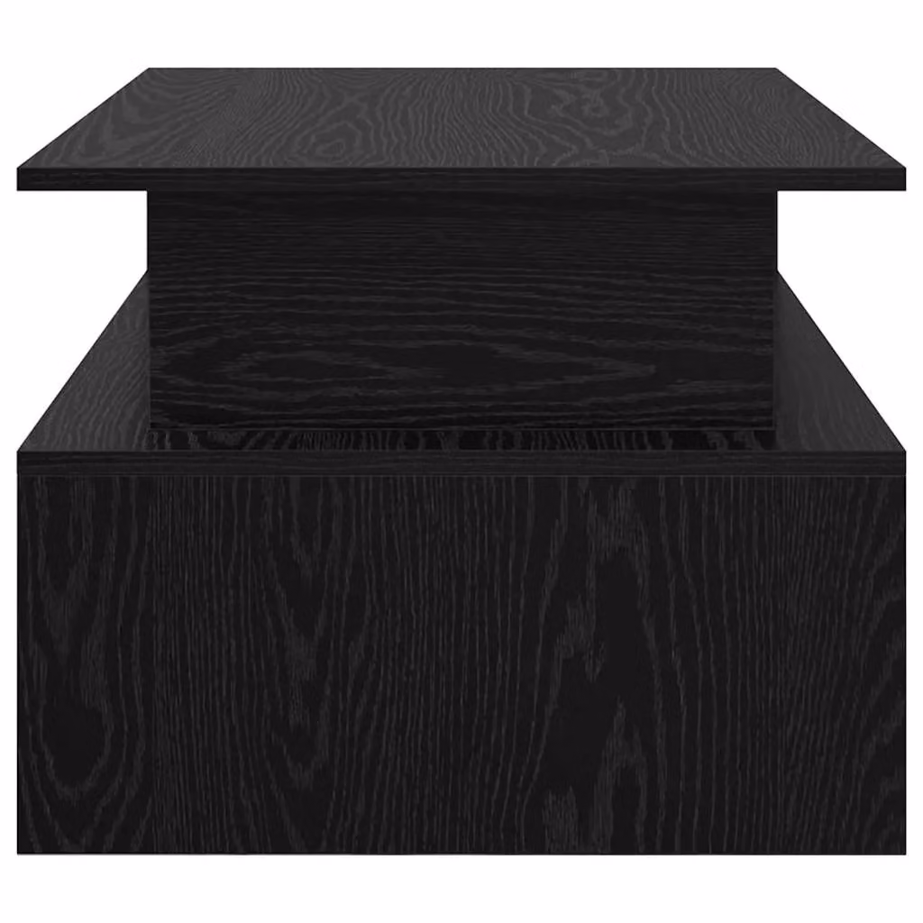 Berkfield Home Black Oak Coffee Table, W/D/H: 90 x 55 x 42.5 cm – 4