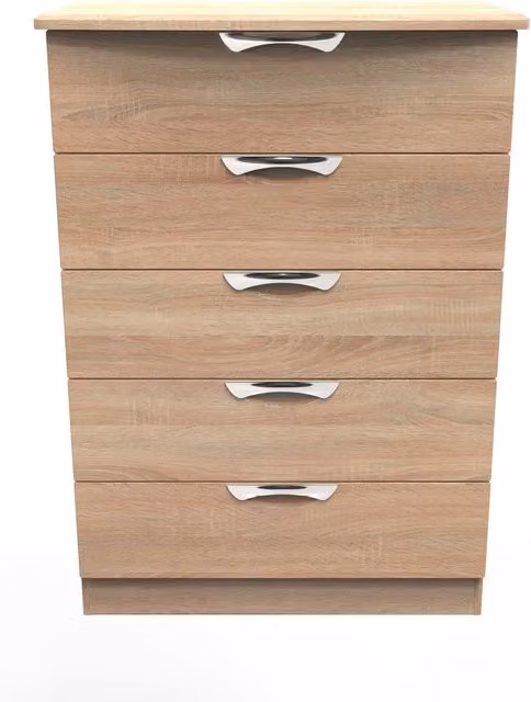 2 U Holborn 5 Drawer Chest in Light Oak – 1