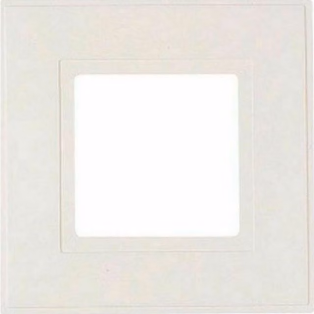 Dencon White Plastic Finger Plates, Pack of 2