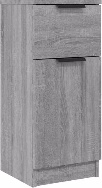 Berkfield Home Grey Sonoma Sideboard in MDF, W/D/H: 30 x 30 x 70 cm – 1