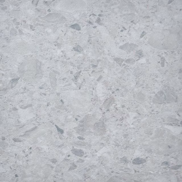 Novecrafto Self-Adhesive Vinyl Floor Tiles in Grey Terrazzo Stone Look