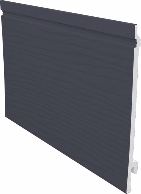 Freefoam PVC Weatherboard Cladding Board, Slate Grey, W: 17 cm, L: 5 m
