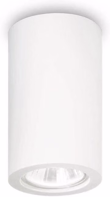 Ideal Lux Tower 1 Round Surface Mounted Downlight in White