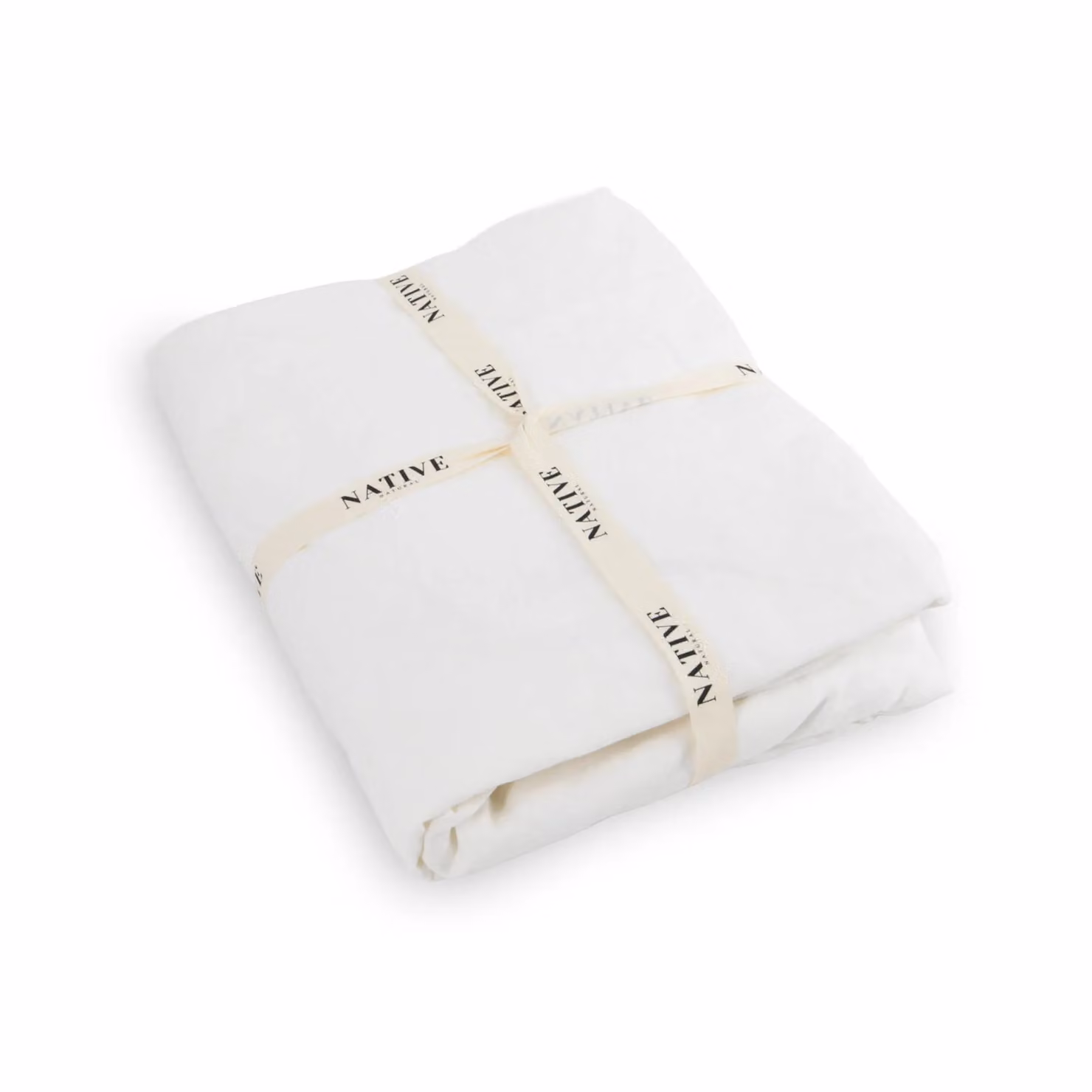 Native Natural White Single 100% Linen Duvet Cover, W: 135 cm, L: 200 cm – 2