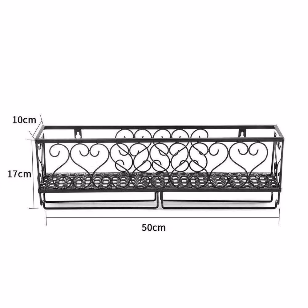 KORVIXA Wall Mounted Metal Wine Glass Rack Shelf in Matt Black, W/H: 100 x 100 cm – 2