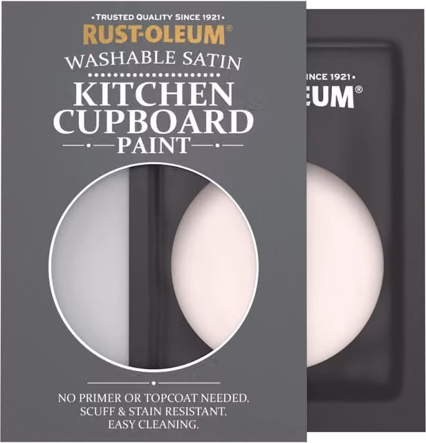 Rust-Oleum Kitchen Cupboard Satin Finish Tester Sachet in China Rose Pink, 10ml