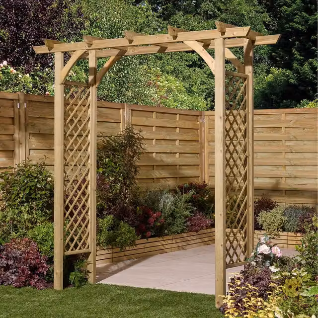 Rowlinson Broadway Arch in Natural Wood