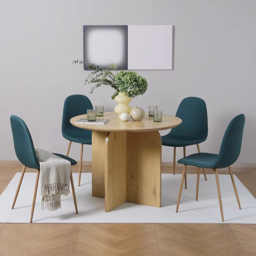 Home Garden Direct Asteria Set of 4 Modern Dining Chairs in Green – 2