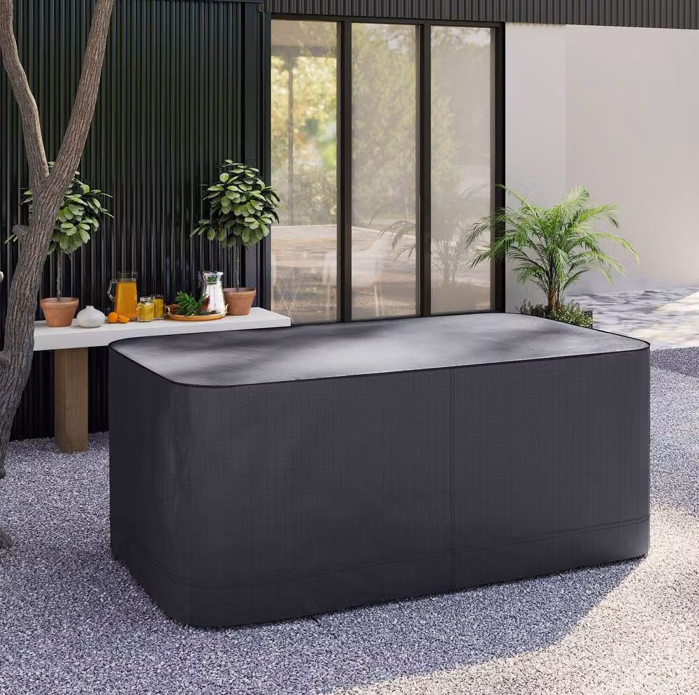 STILVORA Garden Furniture Cover, Grey, W: 235 cm, D: 135 cm – 3