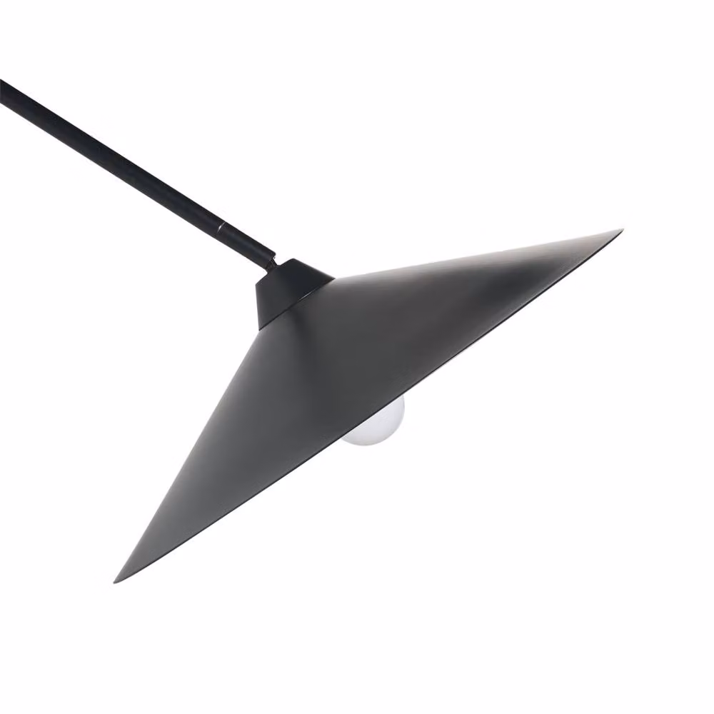 Wyld and Coco Black Metal Adjustable Bell Wall Lamp – 2