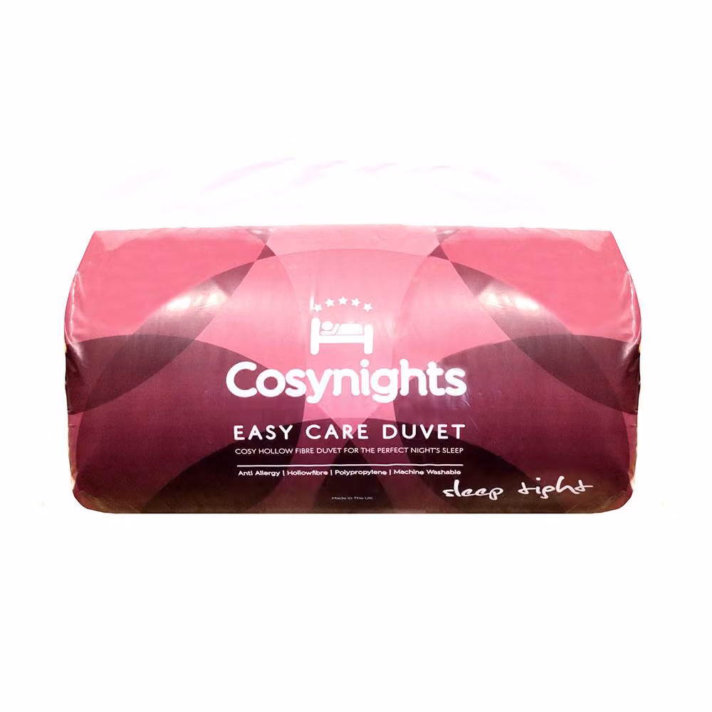 Voltico Easy Care Corovin Hollow Fibre Duvet, 10.5 Tog, King Size, White – 3