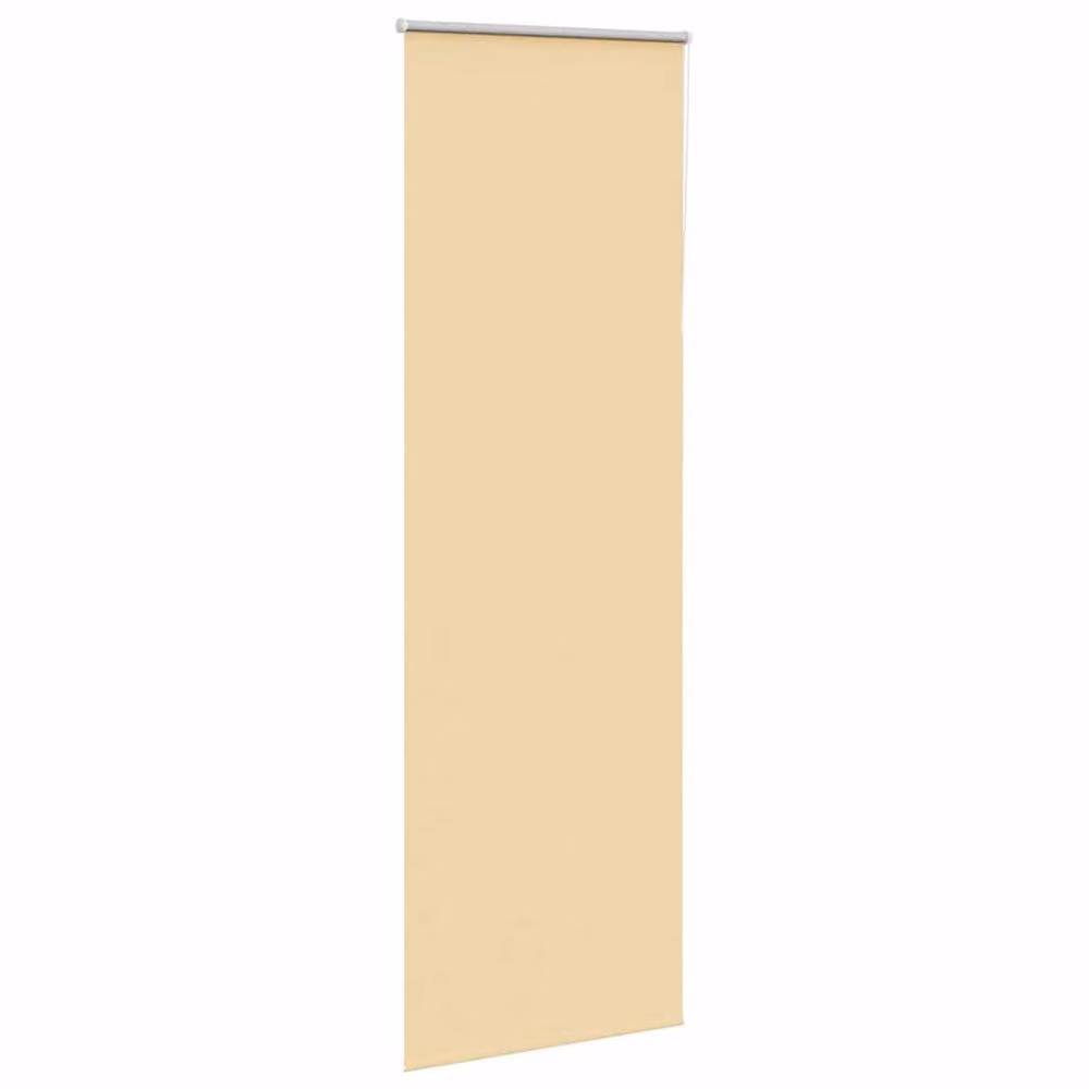 Berkfield Home Blackout Roller Blind in Beige, Thermal Insulating Polyester, W: 70 cm, H: 230 cm