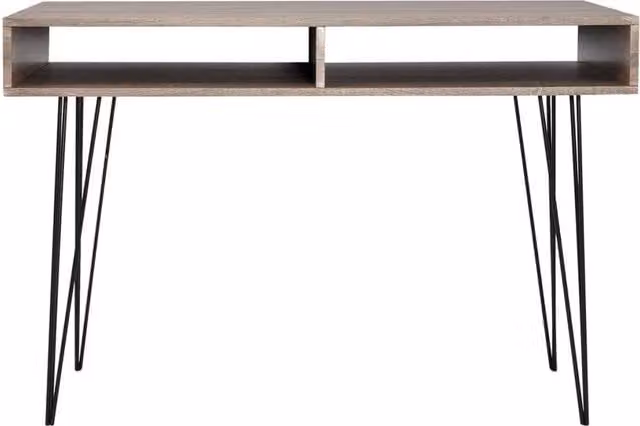 Berkfield Home Writing Desk in Grey and Multicolour