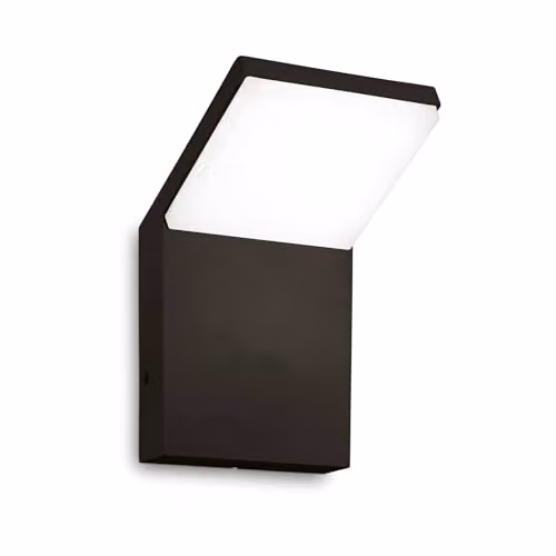 Netlighting Modern Integrated LED Outdoor Wall Lamp in Black, 1100Lm, 4000K, IP54 – 1