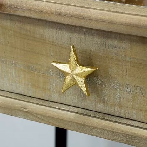 Melody Maison Polished Gold Metal Star Drawer Knob
