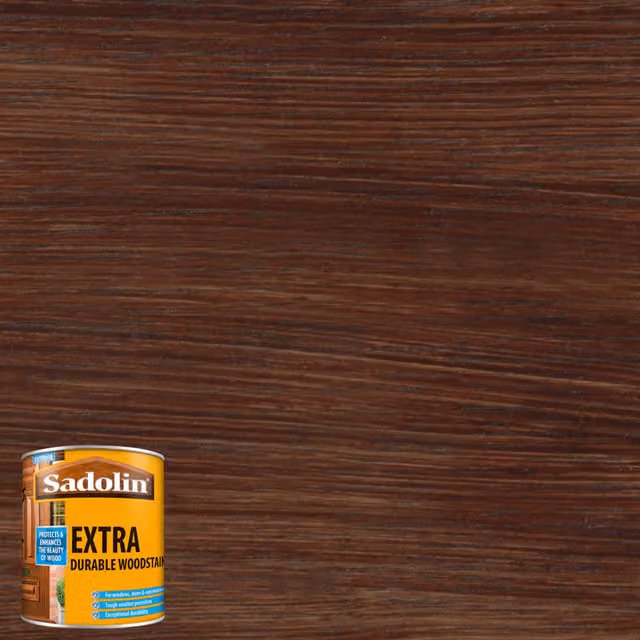 Sadolin Extra Durable Water Repellent Woodstain, Dark Palisander, 0.5 l