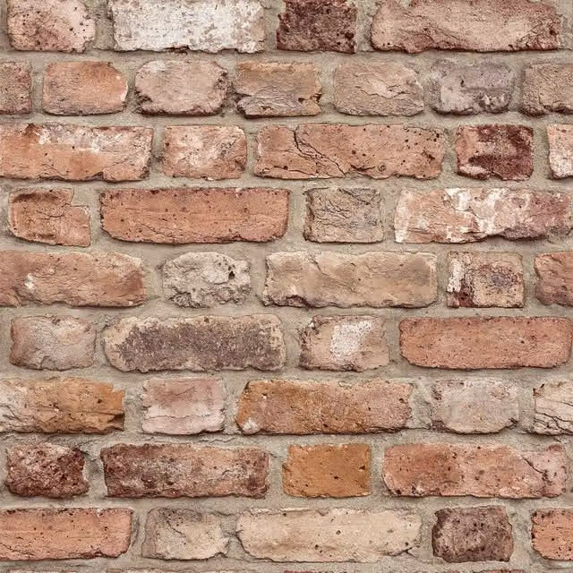 Grandeco City Industrial Red Brick Wallpaper