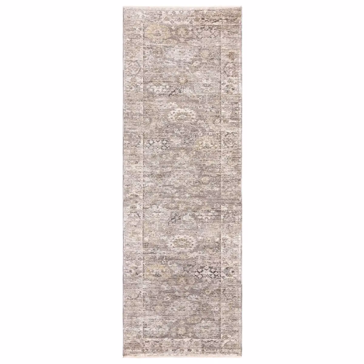 The Rug Shop UK Border Floral Beige Traditional Polyester Easy To Clean Rug W: 200 cm, D: 300 cm – 2