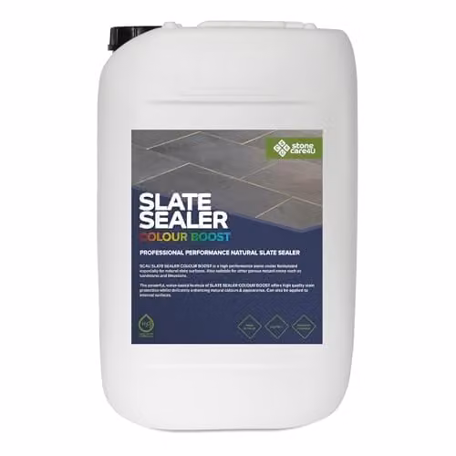 StoneCare4U Slate Sealer Colour Boost 25L Transparent Waterproof Exterior Natural Stone Sealant for Slate, Sandstone and Limestone – 1