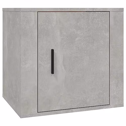 vidaXL Bedside Cabinet in Concrete Grey, W: 50 cm, D: 39 cm, H: 47 cm – 1