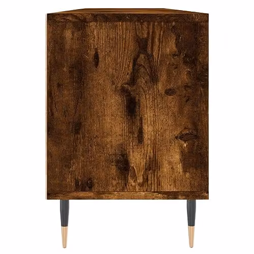 vidaXL Modern TV Cabinet in Smoked Oak, W: 150 cm, D: 30 cm, H: 44.5 cm – 3