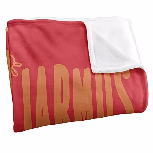 LOGOVISION Harry Potter Hogwarts School Expelliarmus Fleece Throw Blanket, W: 152 cm, D: 127 cm, Multicolour and White – 2